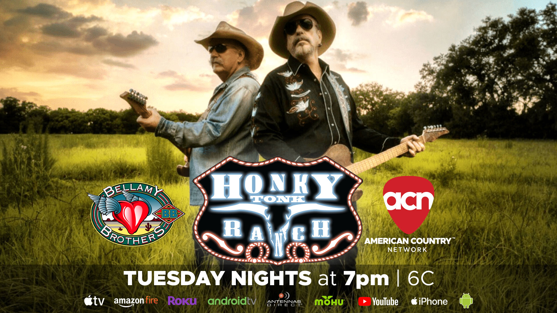 HONKY TONK RANCH with the BELLAMY BROTHERS on AMERICAN COUNTRY NETWORK
